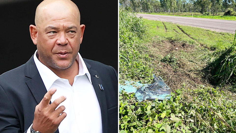 Andrew Symonds was killed in a car accident near Townsville in northern Queensland. Image: Getty/7News Townsville