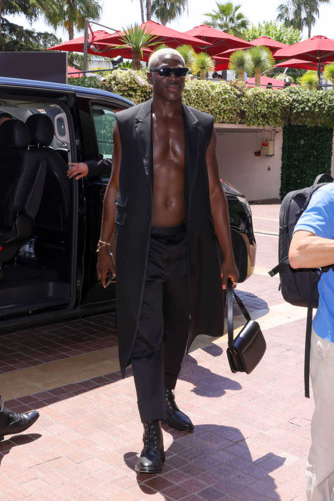 Moses Sumney attends the Cannes Film Festival on May 23 in France. (Photo: Pierre Suu/GC Images)