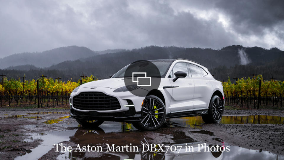 The Aston Martin DBX707.