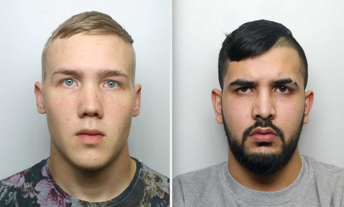 Richard Bereczki (left) and Adeel Abbas (right) have been jailed after assaulting a man with baseball bats. (SWNS)