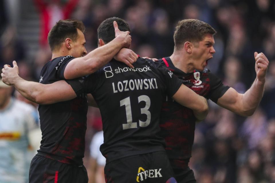 Saracens are the best team in England by ‘some distance’, according to Toby Booth (Ben Whitley/PA) (PA Wire)