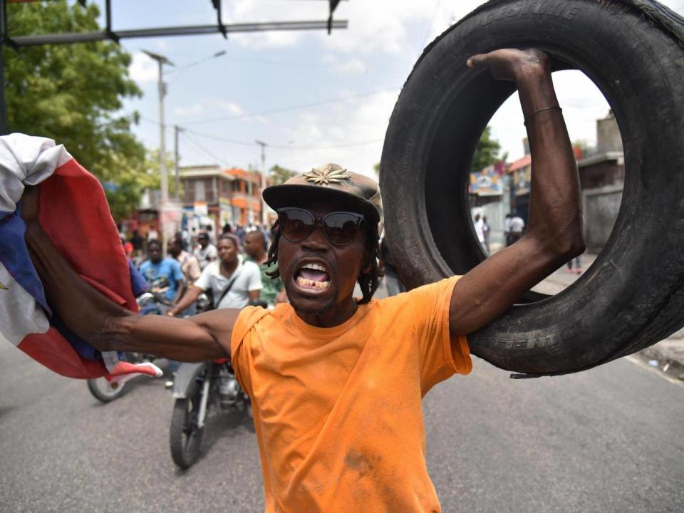 Citizens took to the streets to demonstrate over the hike in fuel prices (AFP)