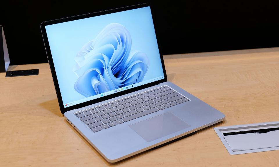 <p>The chassis of the Surface Laptop Studio 2 is now aluminum instead of magnesium like on the original model.</p>

