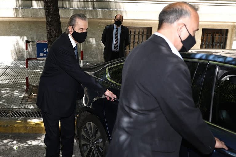 Juan Carlos Maqueda saliendo de tribunales