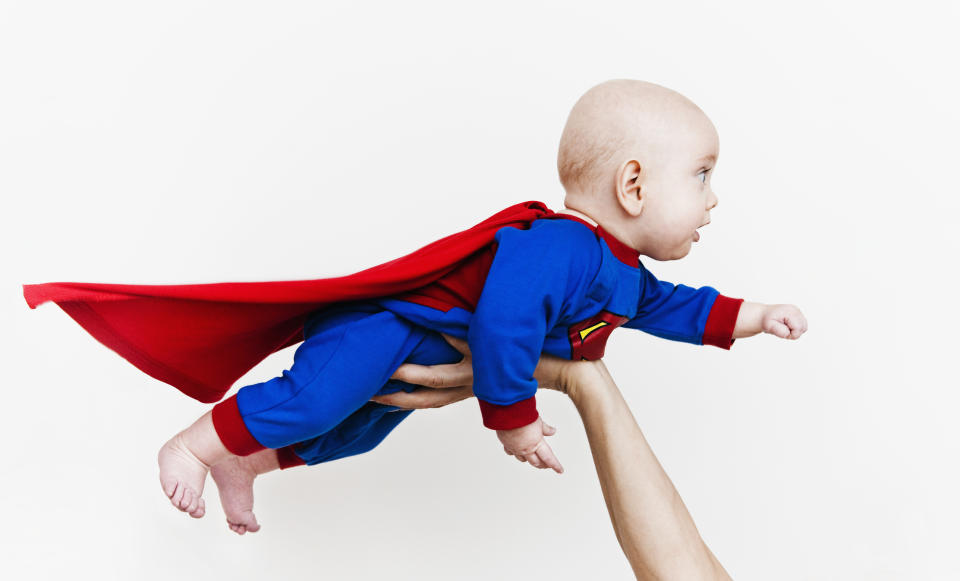 Parents are naming their babies after super heroes. (Getty Images)