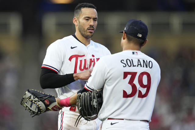 Vierling homers twice, Báez adds a 3-run shot in the Tigers' 7-1 victory  over the Twins