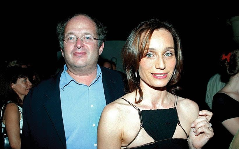 With her then husband, obstetrician François Olivennes, in Paris, 2003 -  Sipa/Shutterstock