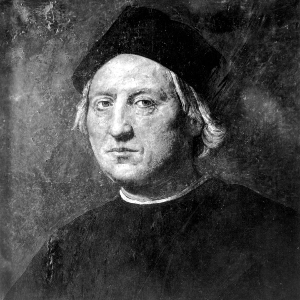 FILE - This undated portrait attributed to Rodolfo Ghirlandaia shows Italian explorer Christopher Columbus. The image and story of the 15th Century navigator who began European incursions into the Americas, have changed in the U.S. over decades. Following his three voyages, Columbus fell into obscurity for centuries until his adventures were revitalized in the 1800s. Columbus became a symbol for Italian and Irish immigrants in the U.S. who used his story to fight anti-Catholic bigotry and discrimination. They created annual Columbus Day to honor the explorer but also pay homage to Italian American heritage. By 1992, the 500th anniversary of Columbus' landing in the Americas, a new generation of Native American activists began protesting the navigator and blaming him for launching centuries of indigenous genocide. (AP Photo)