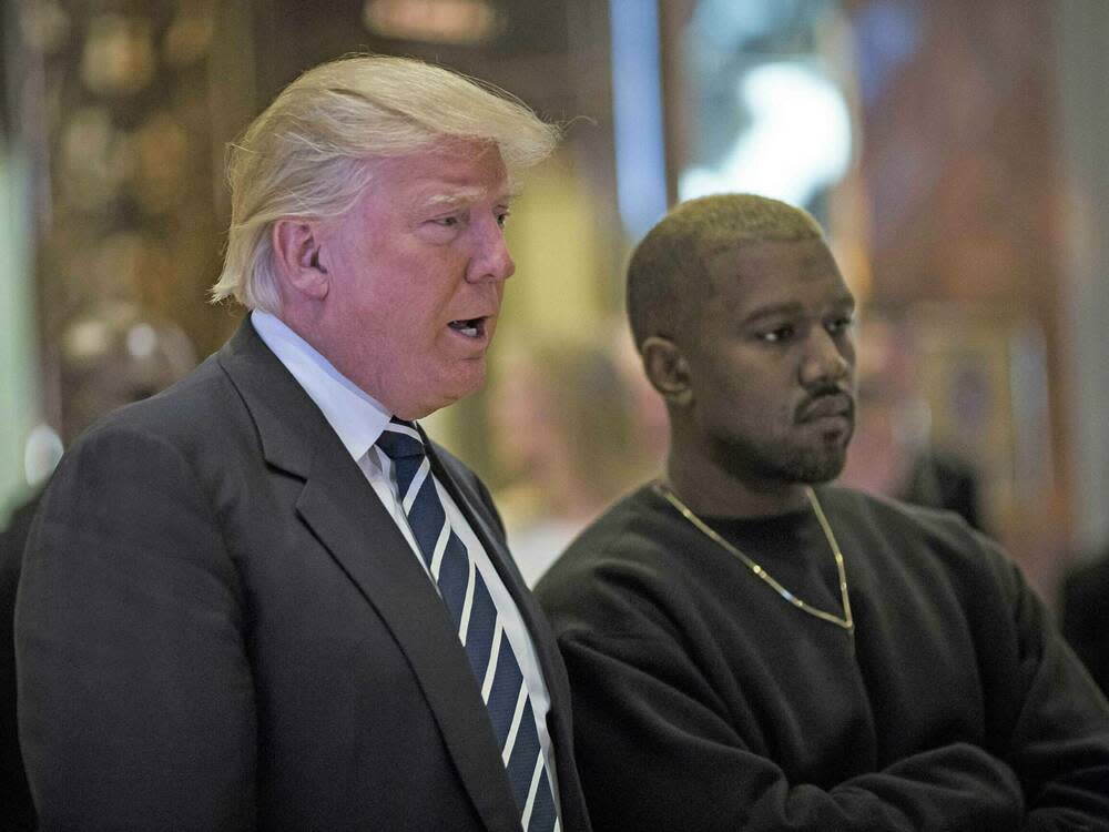 Tritt Kanye West (r.) wirklich gegen Donald Trump bei der diesjährigen Wahl an? (Bild: imago/ZUMA Press)