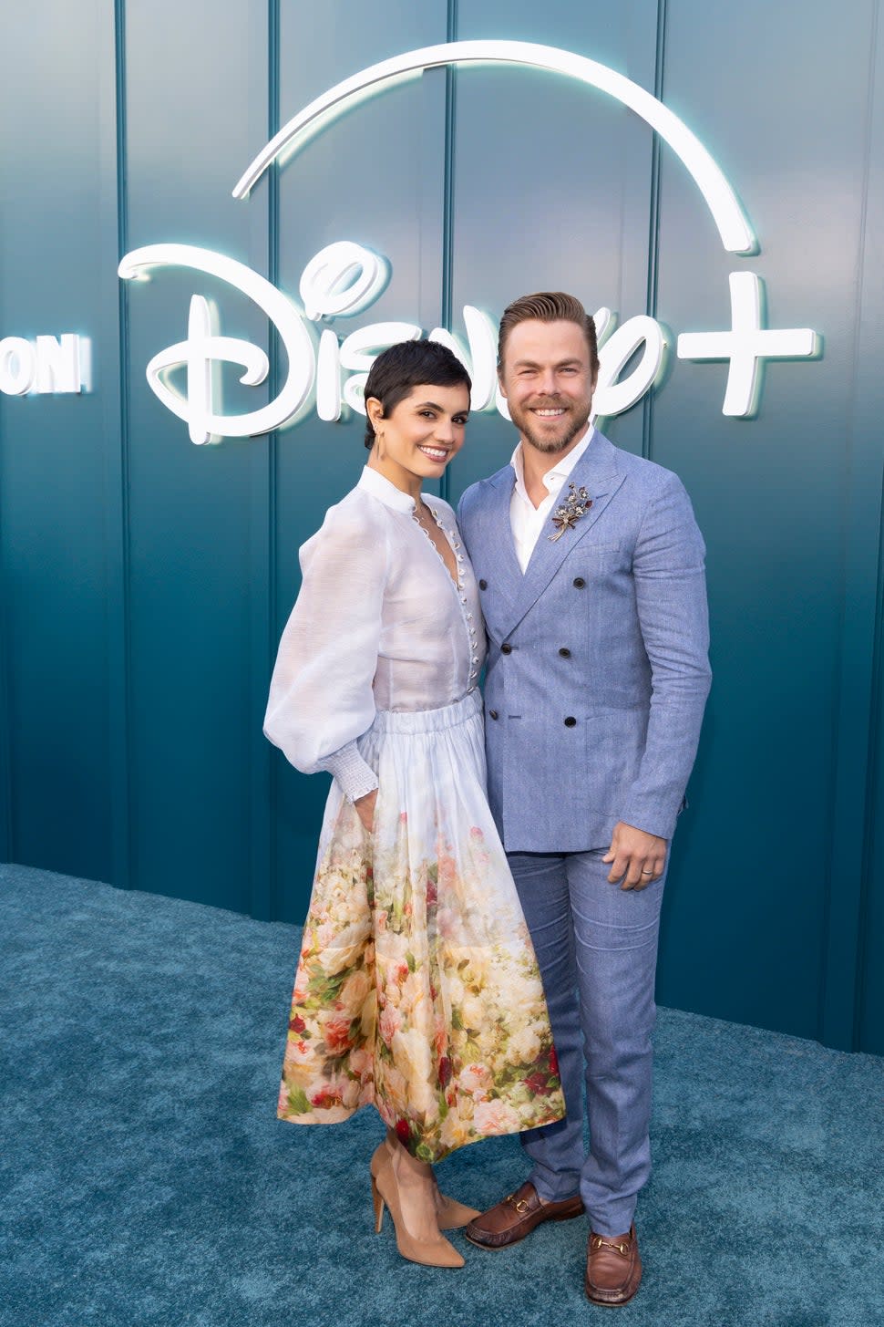  Some of the biggest stars across The Walt Disney Company celebrate the official launch of Hulu on Disney+ at an exclusive cocktail reception hosted by Dana Walden and Alan Bergman, along with special guest Bob Iger, on Friday evening in Los Angeles. HAYLEY HOUGH, DEREK HOUGH