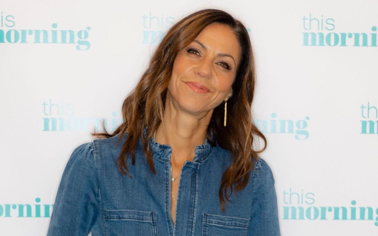 Julia Bradbury attends 'This Morning' TV show