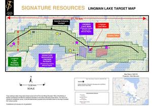 LINGMAN LAKE TARGET MAP