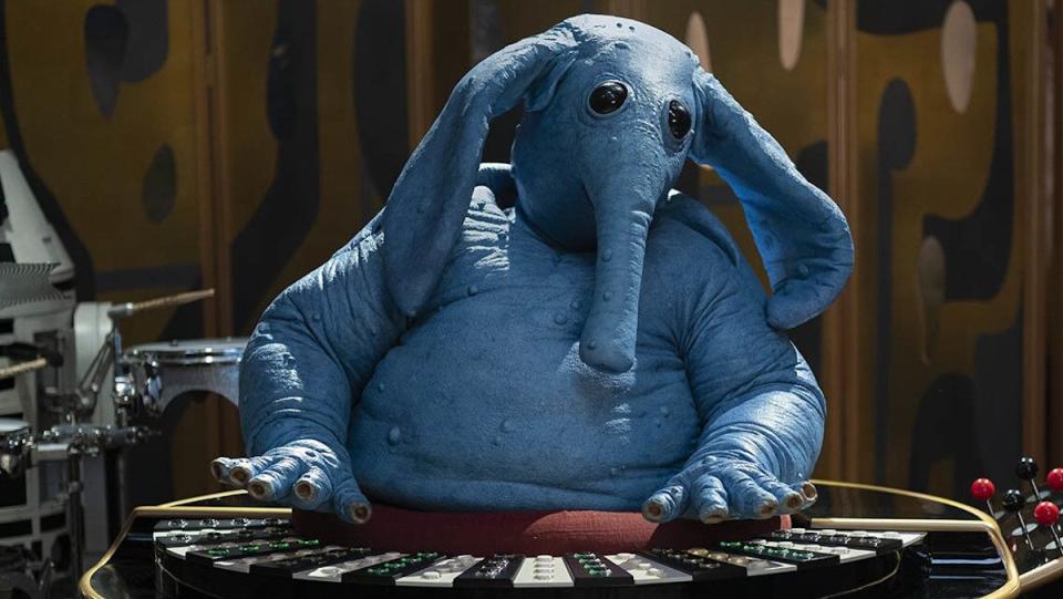 Max Rebo plays jizz music, or now jatz music, in Star Wars