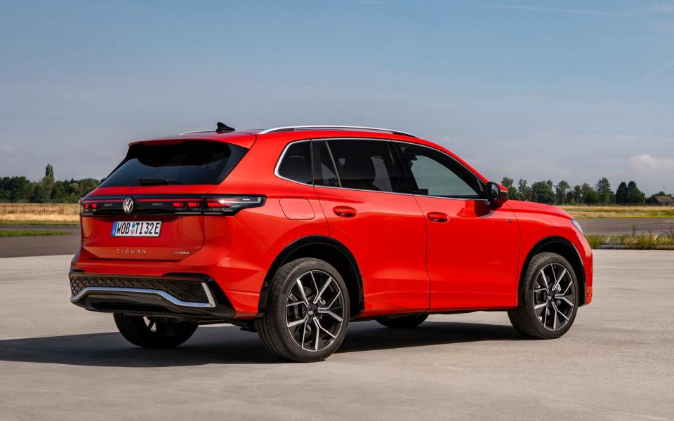 Rear view of the new Tiguan