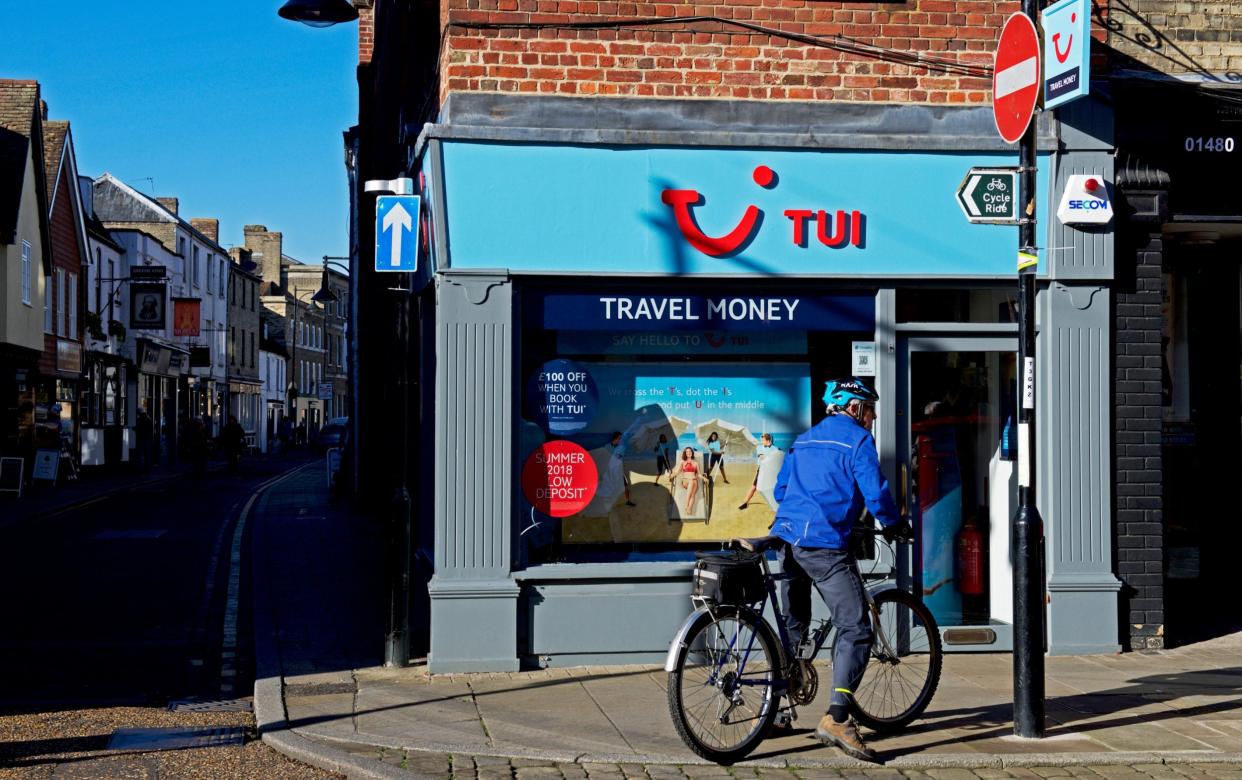 Tui travel agent, St Ives, Cambridgeshire, England UK