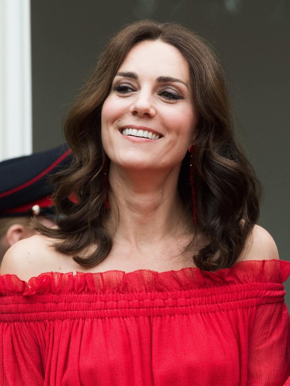 Prince William, Duke of Cambridge and Catherine, Duchess of Cambridge attend The Queen's Birthday Party at the British Ambassadorial Residence on the first day of their visit to Germany on July 19, 2017 in Berlin, Germany