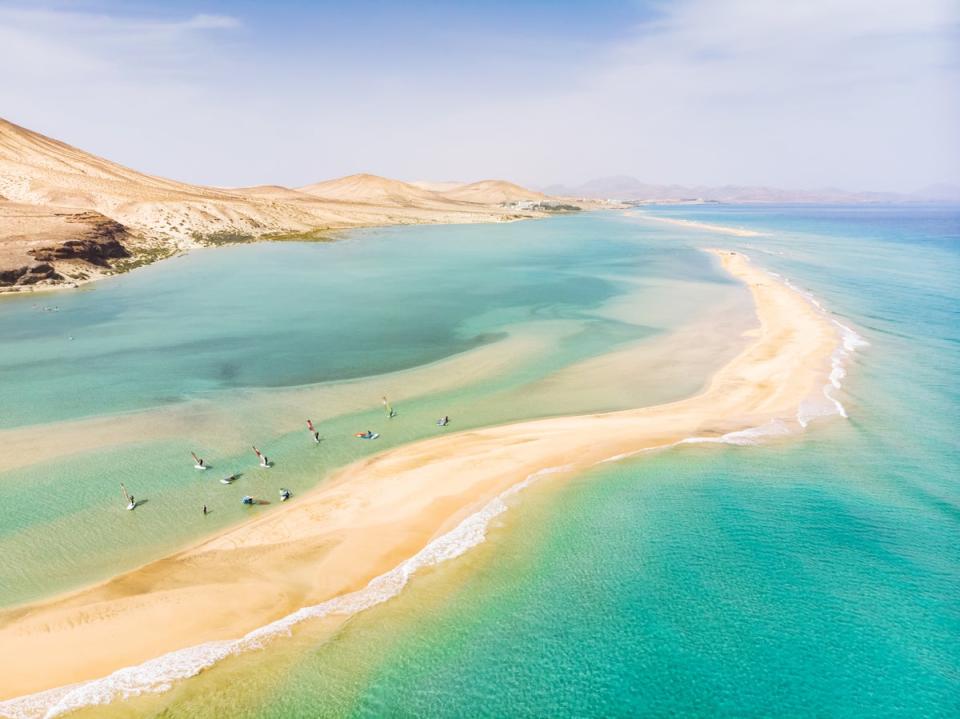 Fuerteventura is blessed with breaks and swells for surfing (Getty Images)