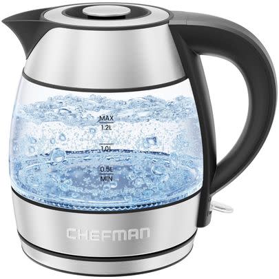 A fast-boil glass kettle for just $15 ($9.99 off list price)