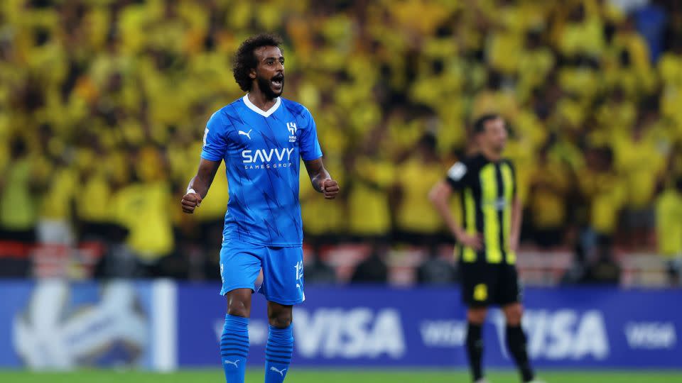 Al-Shahrani got Al-Hilal's first goal. - Yasser Bakhsh/Getty Images