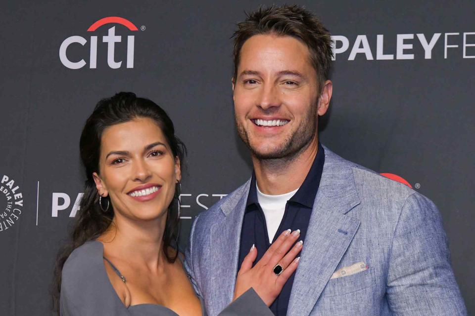 <p>Rodin Eckenroth/FilmMagic</p>  Sofia Pernas and Justin Hartley attend the 39th annual PaleyFest LA - "This Is Us" on April 02, 2022 in Hollywood, California.