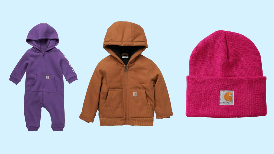 Best Carhartt baby clothes: These pieces will keep babies warm, dry and on-trend.