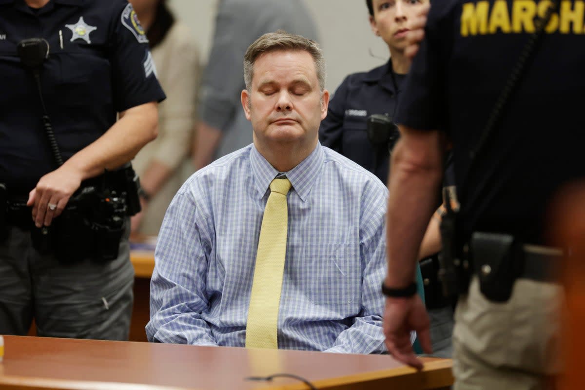 Daybell was sentenced to death for the triple murder of his wife and girlfriend’s two children (AP)