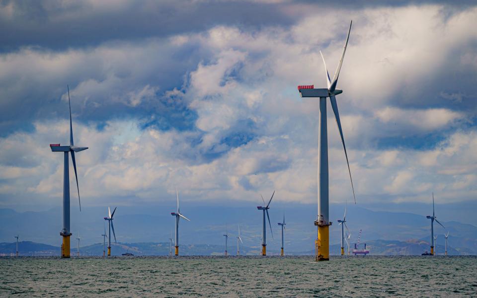 RWE's Gwynt y Mor wind farm located eight miles offshore in Liverpool Bay, off the coast of north Wales