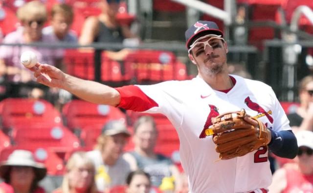 St. Louis, United States. 06th Aug, 2023. Colorado Rockies starting pitcher Austin  Gomber goes to the rozen bag during the first inning against the delivers a  pitch to the St. Louis Cardinals