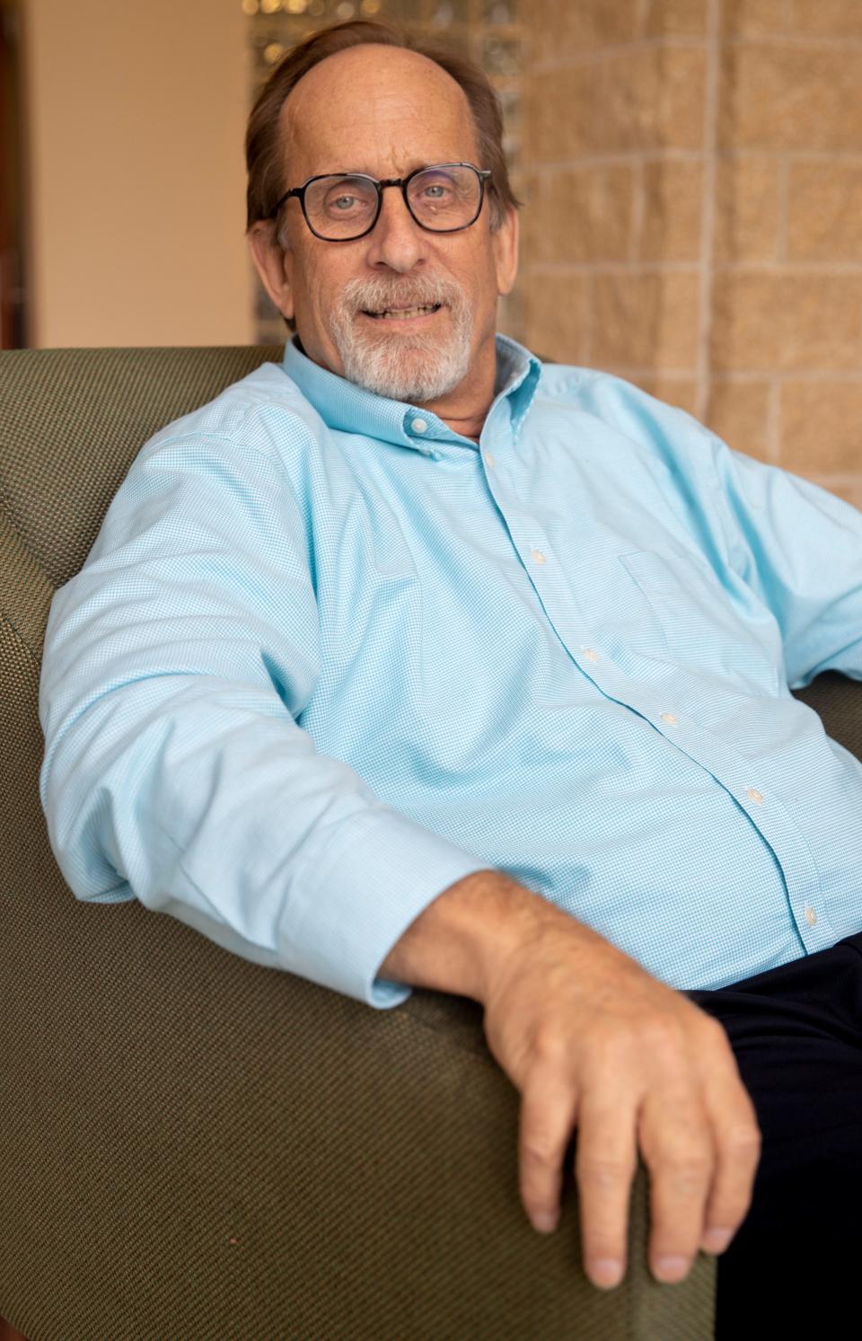 Girls bowling coach Rick Orr poses for a portrait Thursday, May 19, 2022, at Briarcrest Christian School. 