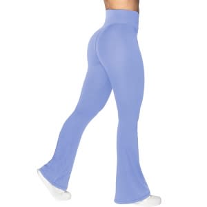 These Crossover Flare Leggings Flatter Every Figure With High