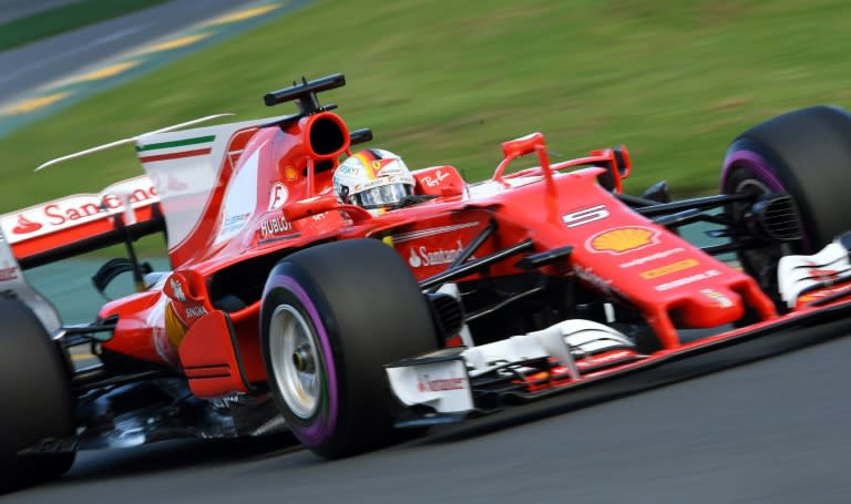 Ferrari's Sebastian Vettel came out second in qualifying behind Lewis Hamilton at the Australian Grand Prix