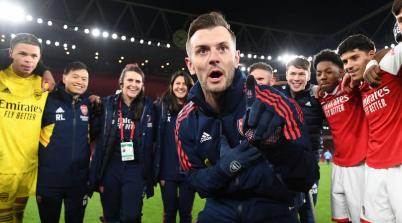   Jack Wilshere Arsenal U18s manager FA Youth Cup 