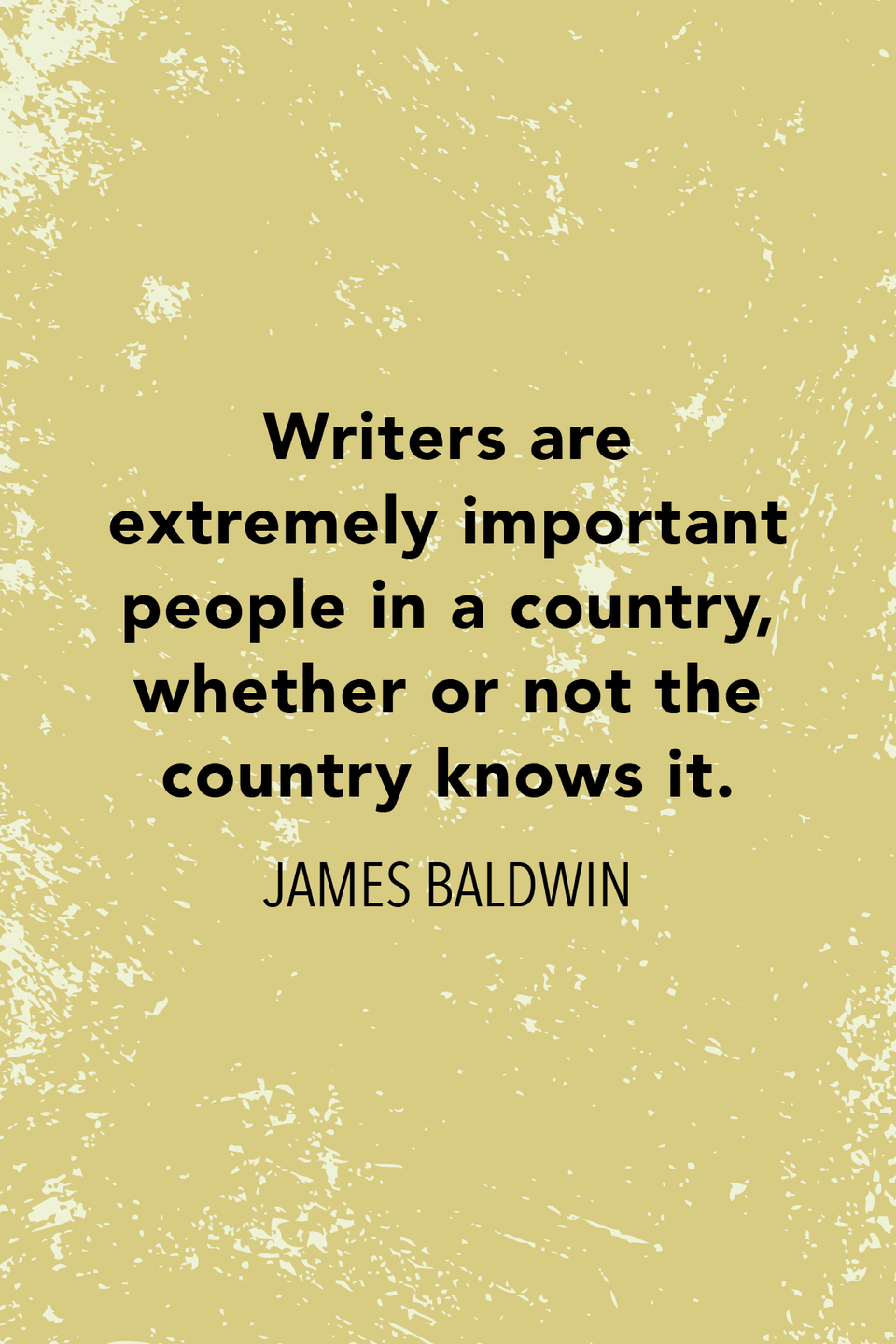 On the importance of writers