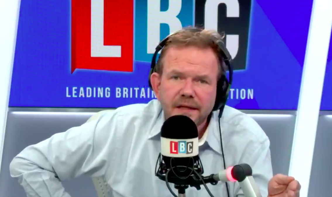 LBC presenter James O'Brien told a parent who called his show: 'When a child dies, it's on you.' (LBC)