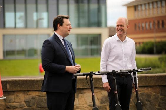 Tees Valley mayor Ben Houchen and Paul Hodgins, chief executive of Ginger (Tees Valley Combined Authority)