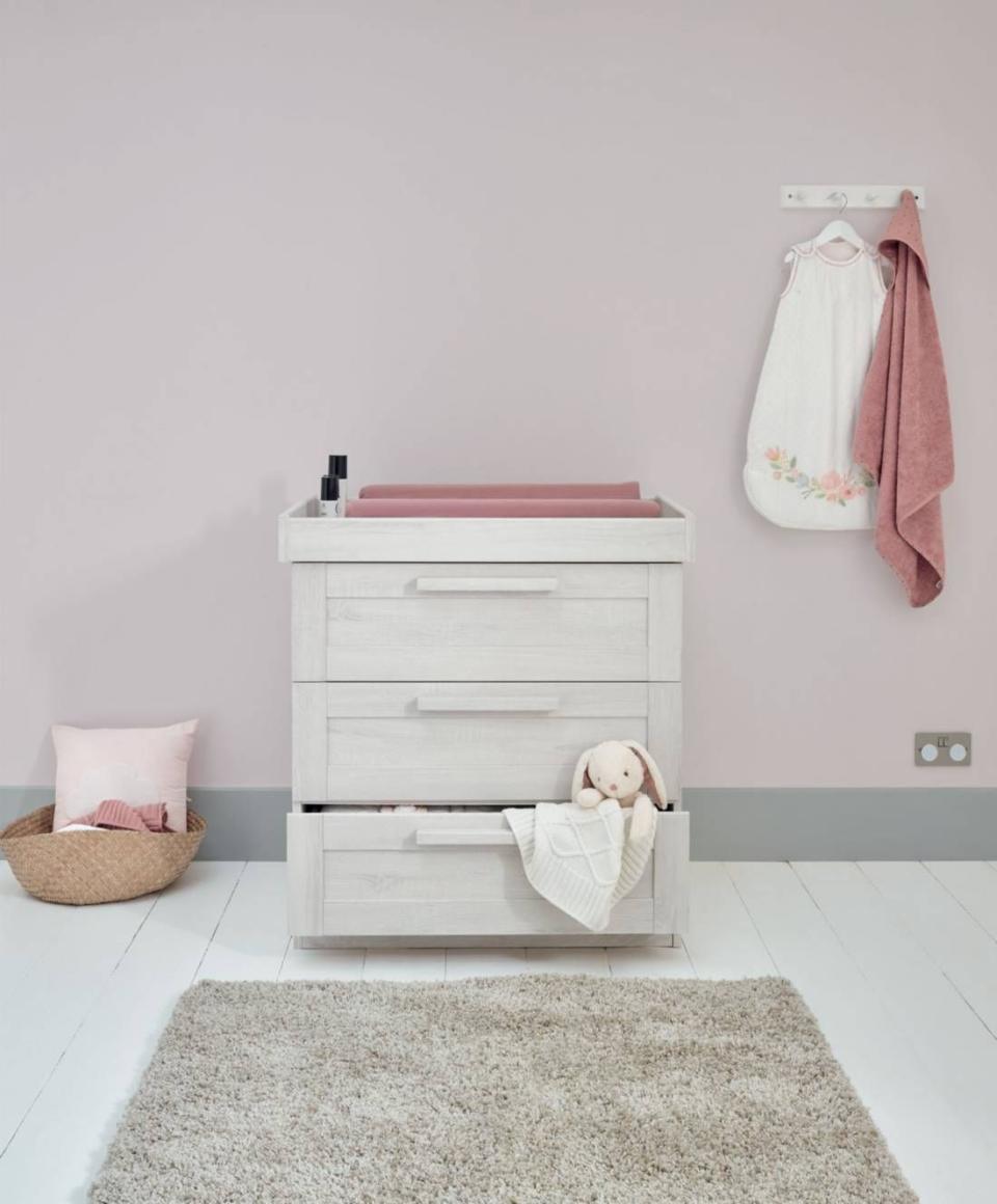 <p><a class="link " href="https://go.redirectingat.com?id=127X1599956&url=https%3A%2F%2Fwww.mamasandpapas.com%2Fen-gb%2Fatlas-3-drawer-dresser-changing-unit-nimbus-white%2Fp%2Fdcatay601&sref=http%3A%2F%2Fwww.housebeautiful.com%2Fuk%2Flifestyle%2Fshopping%2Fg27166165%2Fbaby-nursery-furniture%2F" rel="nofollow noopener" target="_blank" data-ylk="slk:BUY NOW;elm:context_link;itc:0;sec:content-canvas">BUY NOW</a>£259, Mamas & Papas</p><p>With practical drawers, this changing unit provides plenty of ways to organise your baby's essentials.</p>