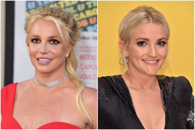 Britney-Spears-Jamie-Lynn-Spears-Birthday - Credit: Steve Granitz/WireImage; Michael Loccisano/Getty Images