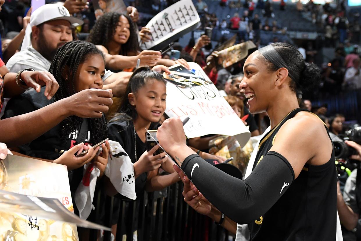 In 2022, Las Vegas Aces forward A'ja Wilson told ESPN.com that the WNBA promotes only the players it thinks are marketable and “sometimes a Black woman doesn’t check off those boxes.”