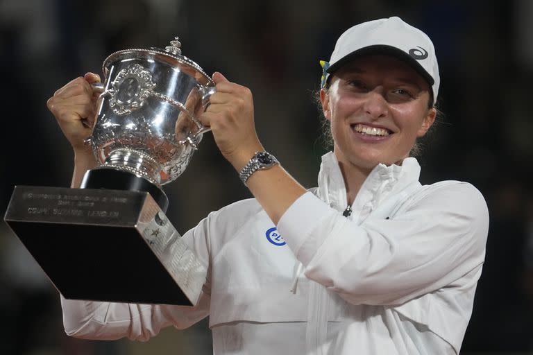La polaca Iga Swiatek ganó Roland Garros habiendo cedido un solo set