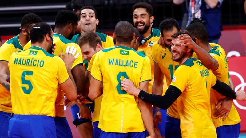 Volleyball - Men's Quarterfinal - Japan v Brazil