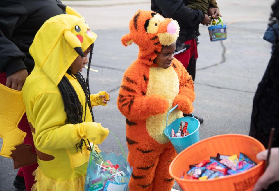 Trick-or-treating took place in many Milwaukee area communities over the weekend.