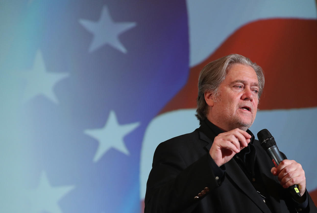 Steve Bannon, former White House Chief Strategist to President Donald Trump,&nbsp;was berated in a bookstore. (Photo: Sean Gallup via Getty Images)