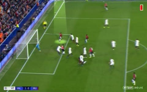 Pogba miss 1 - Credit: BT