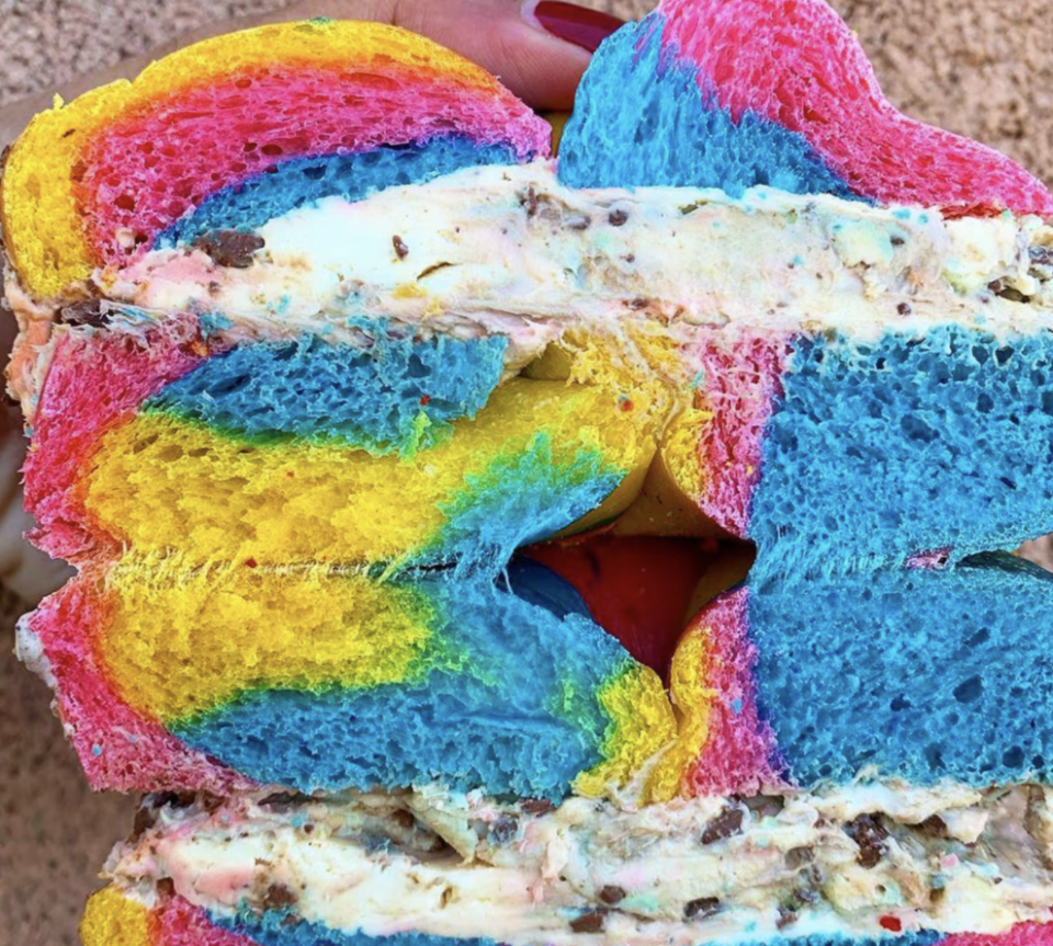 3) Tie Dye Bagel Dozen