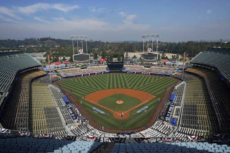 El Dodger Stadium albergará el Juego de Estrellas en 2022. (Foto AP/Ashley Landis, Archivo)