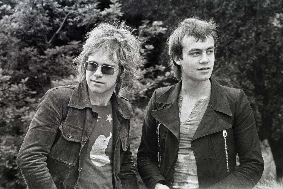Elton John and Bernie Taupin, Hampstead Heath, 1970