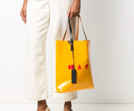 Marni logo-print tote bag