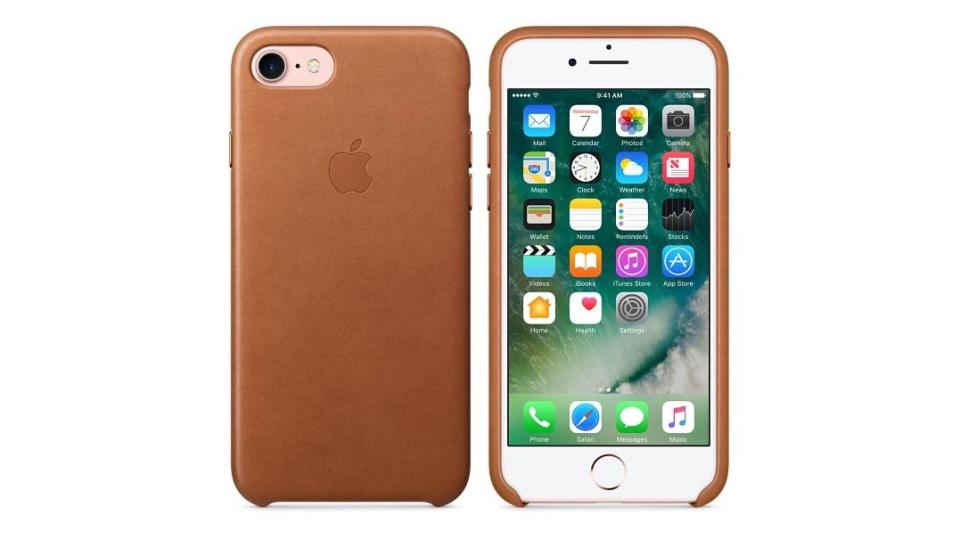 12) Apple iPhone 7 Leather Case