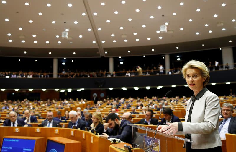 Plenary session at the European Parliament in Brussels