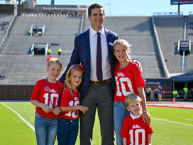 Kevin Langley/Icon Sportswire Eli Manning and his four kids